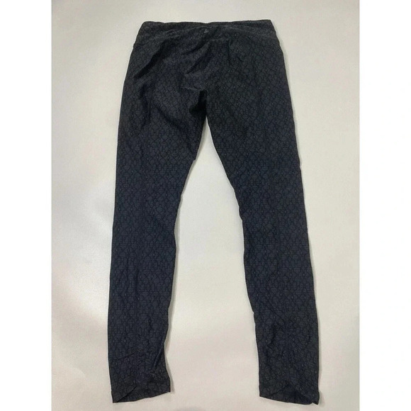 Prana Misty Full Length Leggings Textured Ruched Size Medium Black NWT - Picture 6 of 10